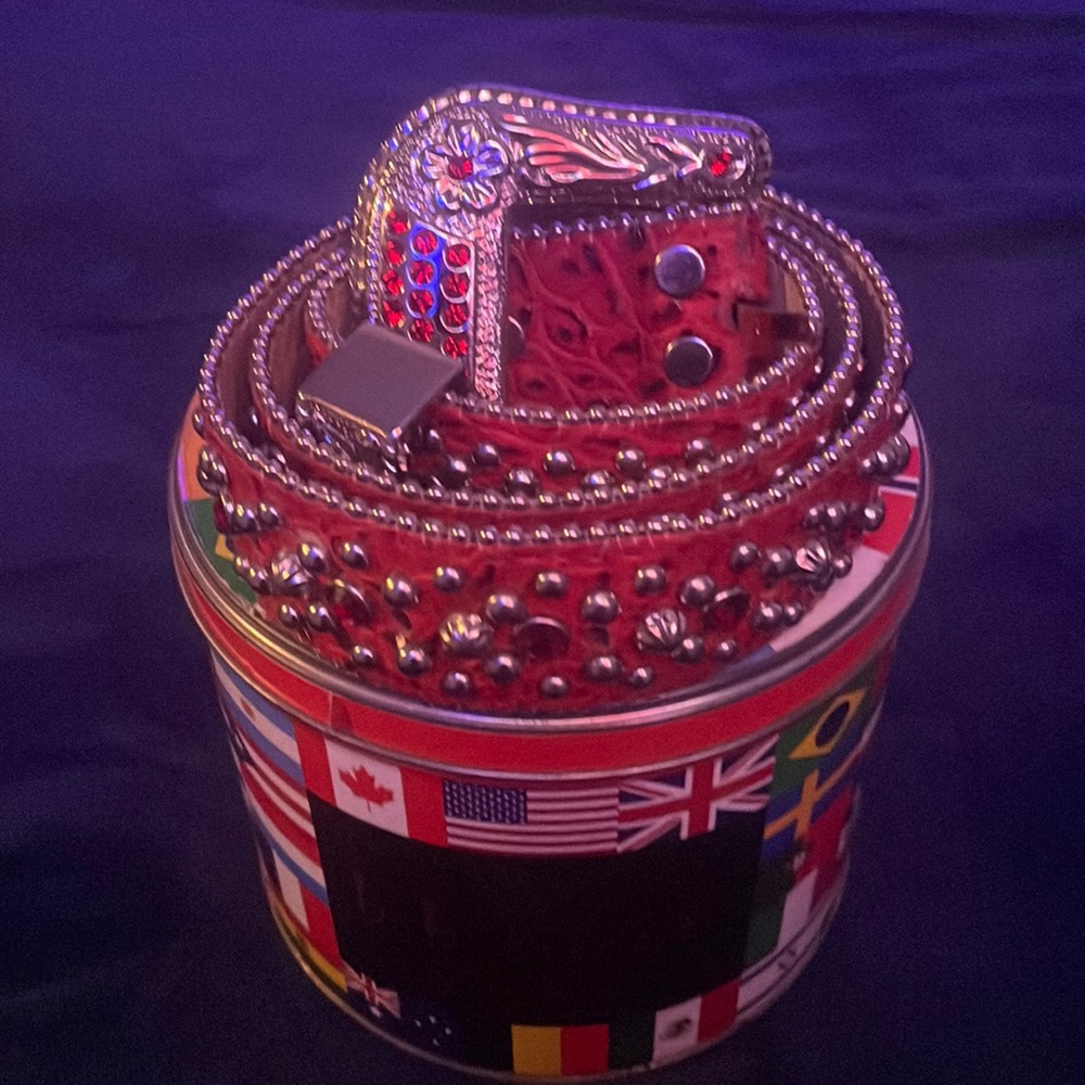 Red BB simon belt